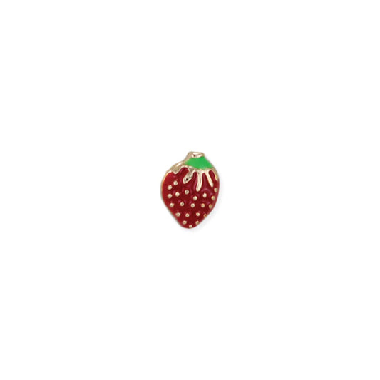 Lovely Day for a Picnic Strawberry Post Earrings - Vintage MC