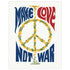 Make Love Not War Protest Magnet - Vintage MC