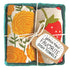 MARI BERRY (Marigold, Strawberry) - Tea Towel Set of 2 - Vintage MC