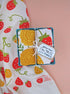 MARI BERRY (Marigold, Strawberry) - Tea Towel Set of 2 - Vintage MC