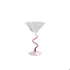 Martini Glass with Spiral Stem - Vintage MC