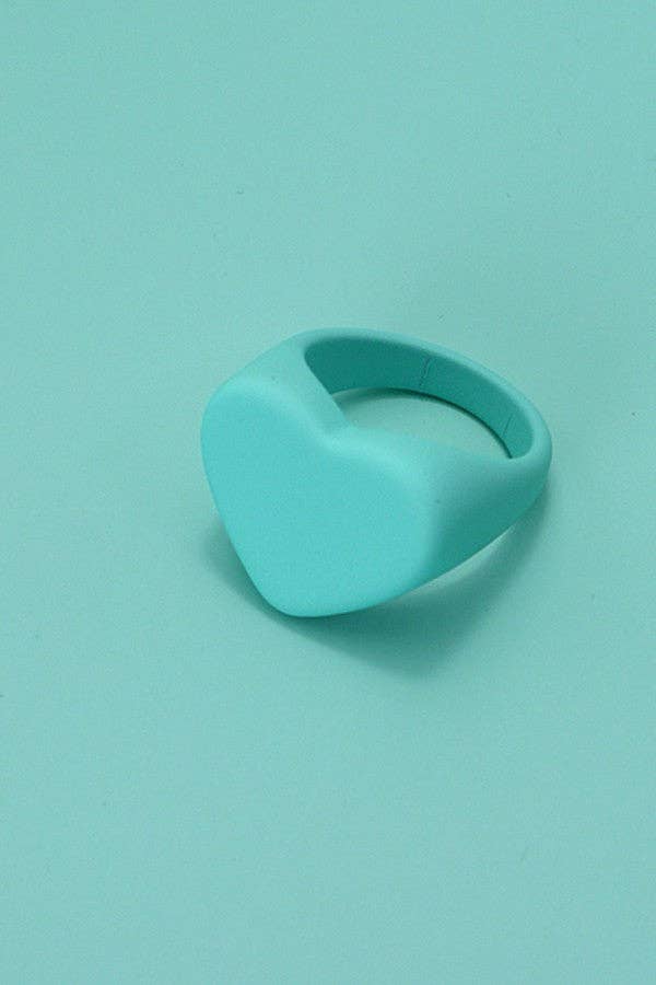 Matte Heart Ring - Vintage MC