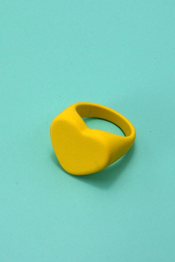 Matte Heart Ring - Vintage MC