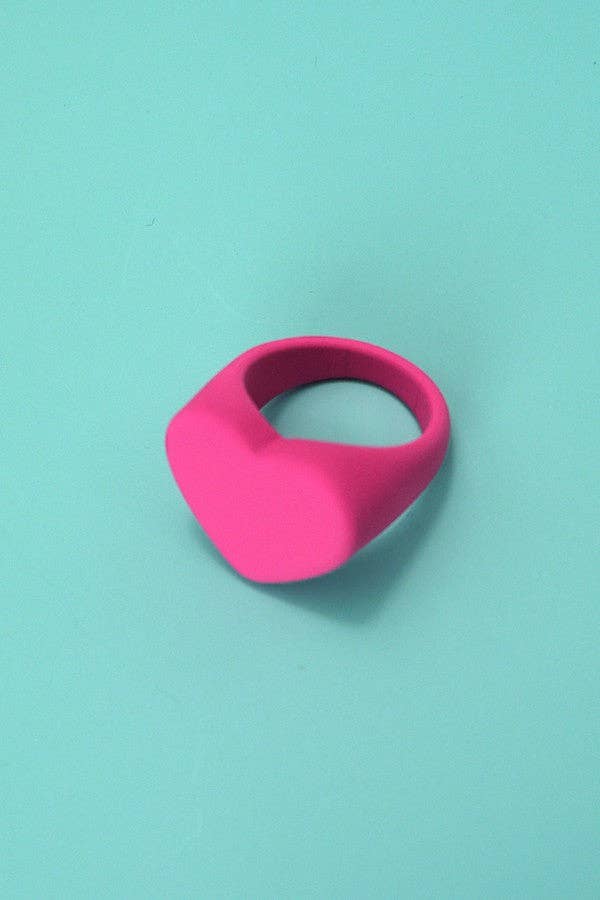 Matte Heart Ring - Vintage MC