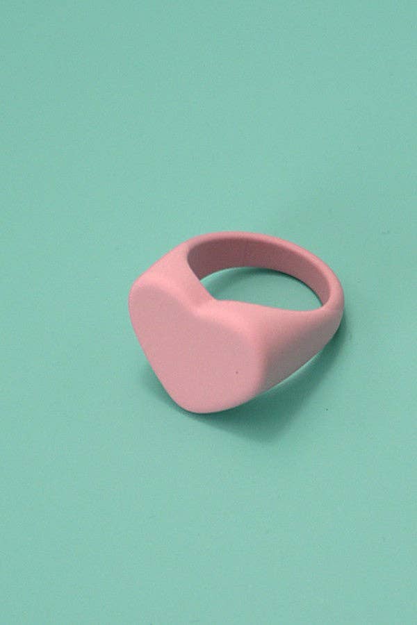 Matte Heart Ring - Vintage MC