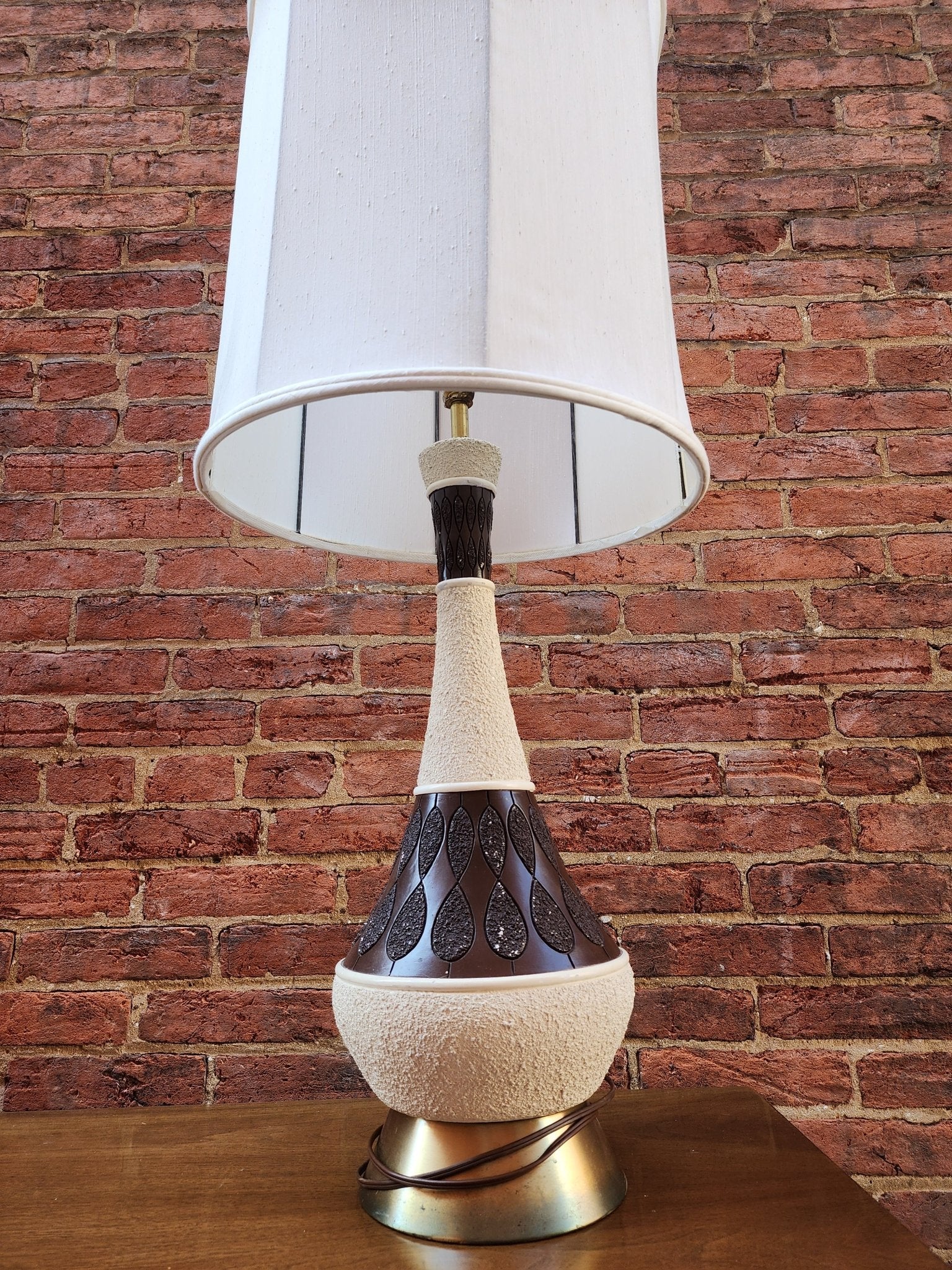 Mid - Century Modern Ceramic Lamp - Vintage MC