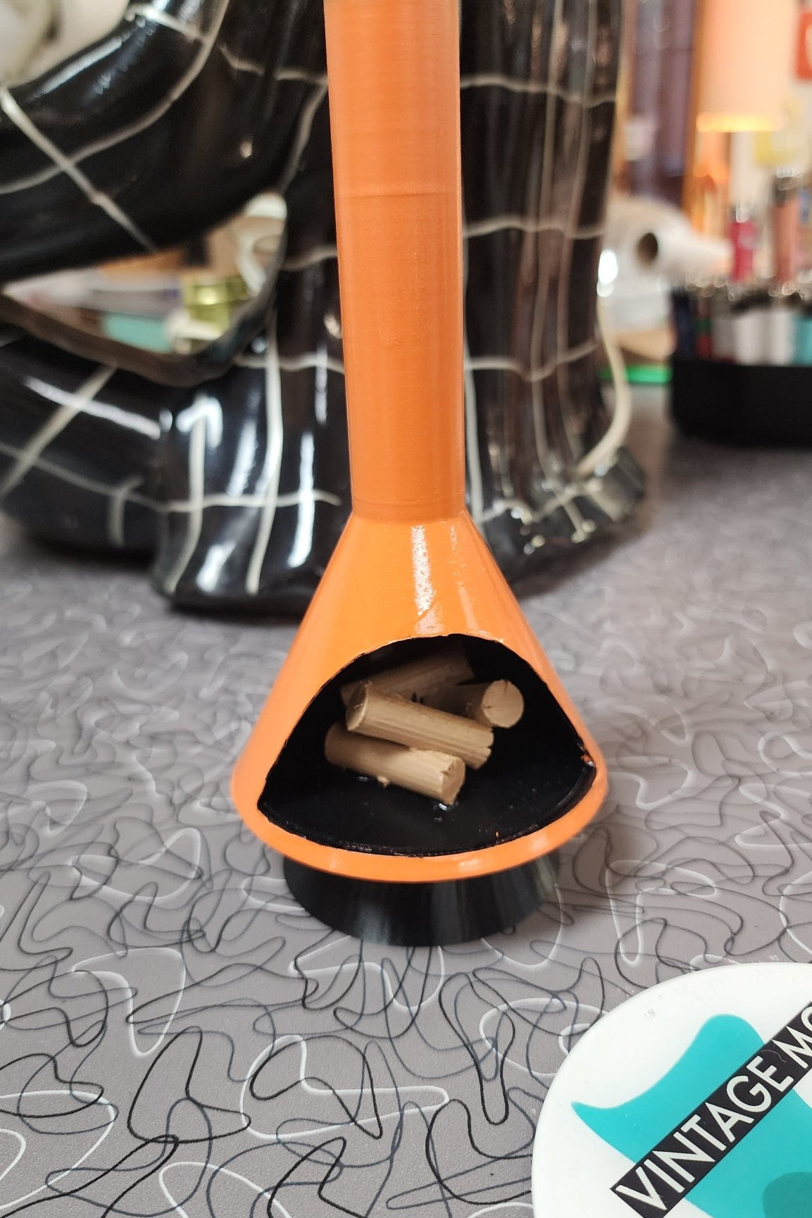 Miniature MCM Fireplace - Vintage MC
