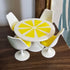 Miniature Mid - Century Tulip Citrus table - Vintage MC