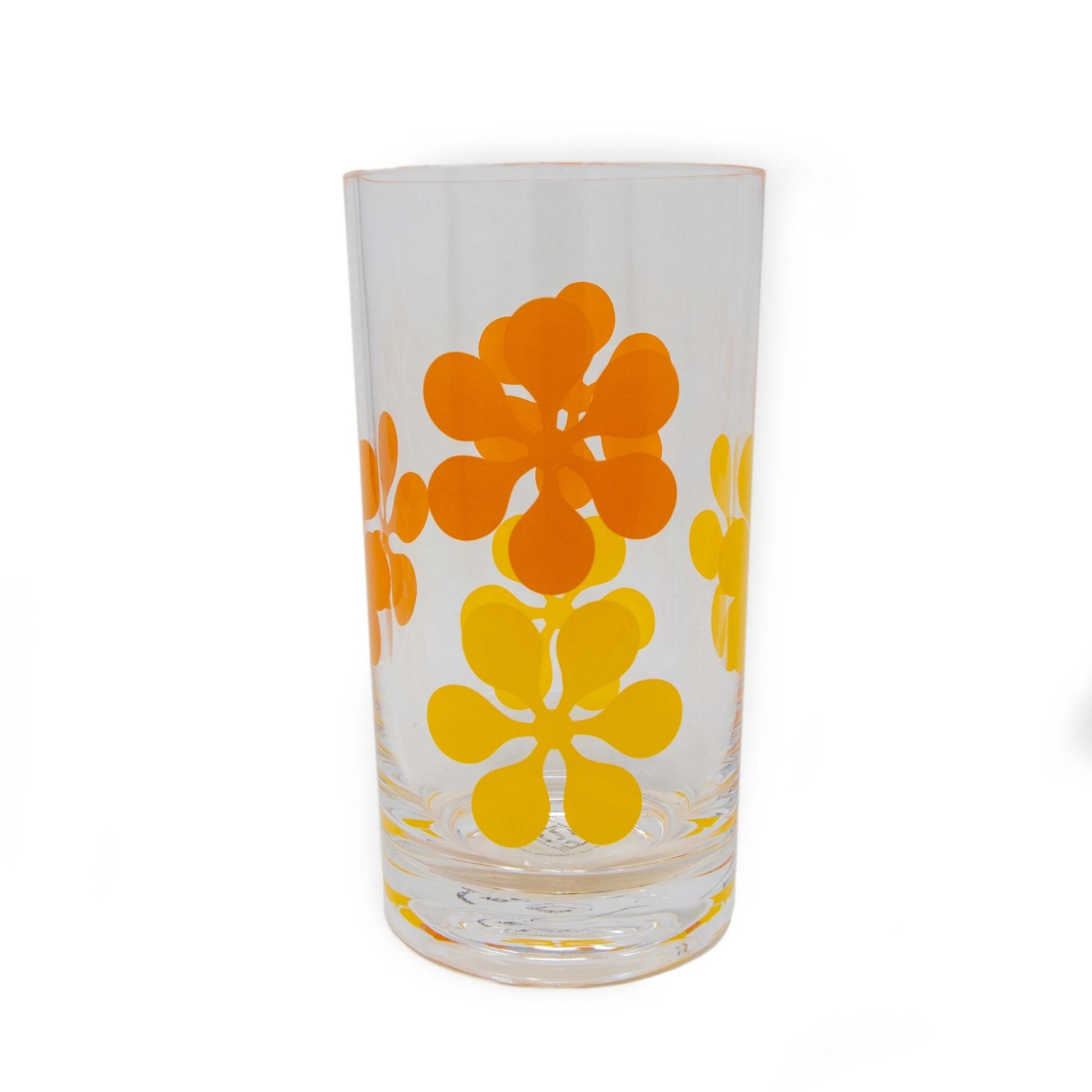 Modfest Acrylic Large Tumbler Yellow - Orange - Vintage MC