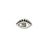 Mona Lisa Fine Art Silver Eye Post Earrings - Vintage MC