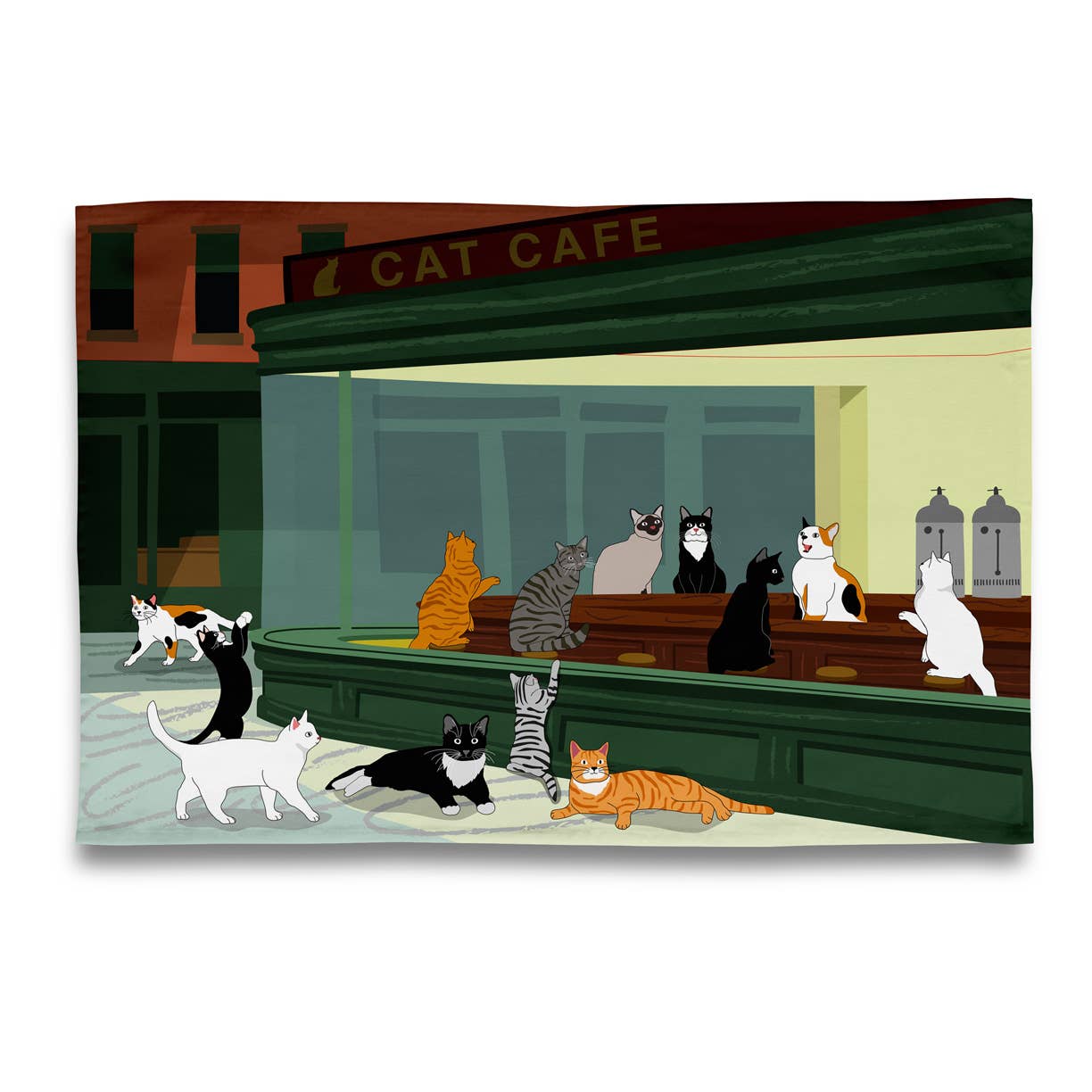 Museum Collection Tea Towel - Vintage MC