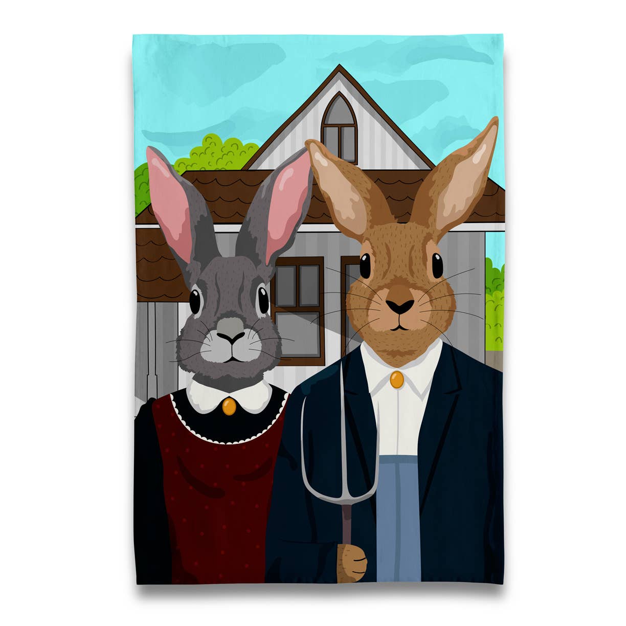 Museum Collection Tea Towel - Vintage MC