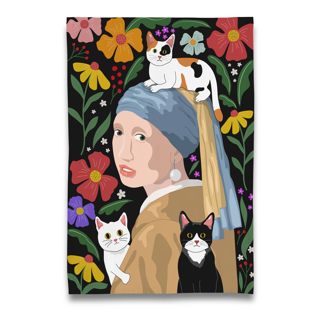 Museum Collection Tea Towel - Vintage MC