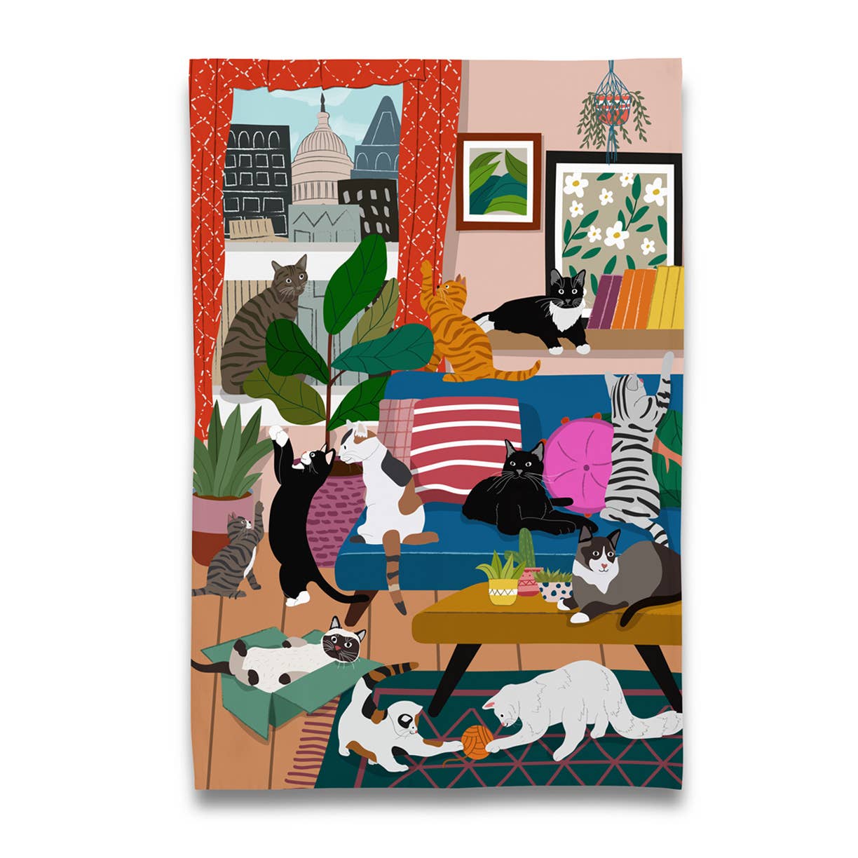Museum Collection Tea Towel - Vintage MC