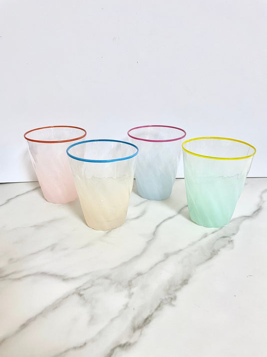 Palm Springs Twisted Drinking Glass - Vintage MC