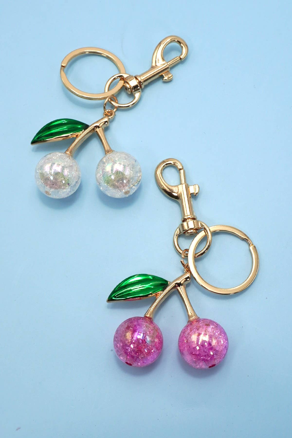 PEARLIE CHERRY DROP BAG CHARM - Vintage MC