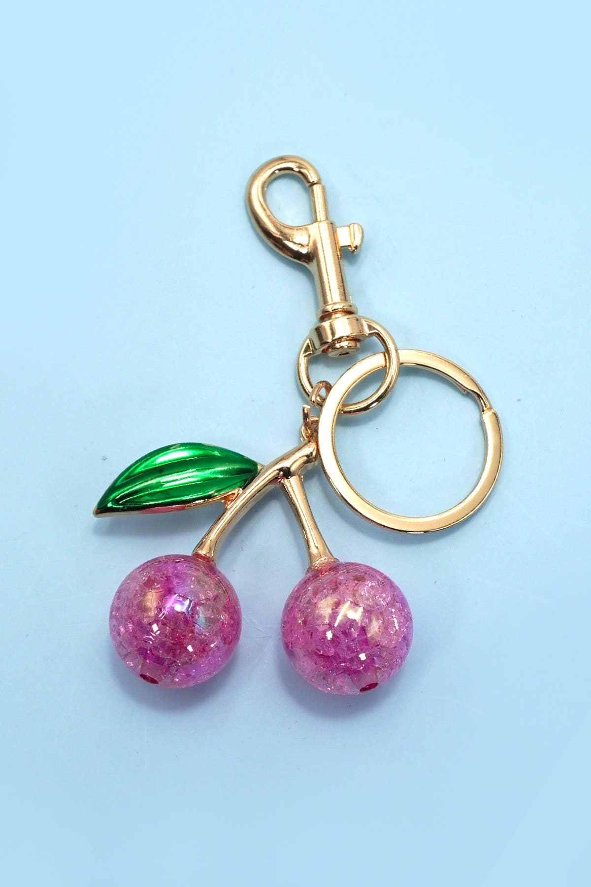 PEARLIE CHERRY DROP BAG CHARM - Vintage MC