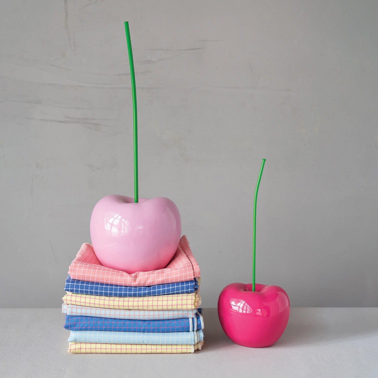 Pink Resin Cherry - Vintage MC