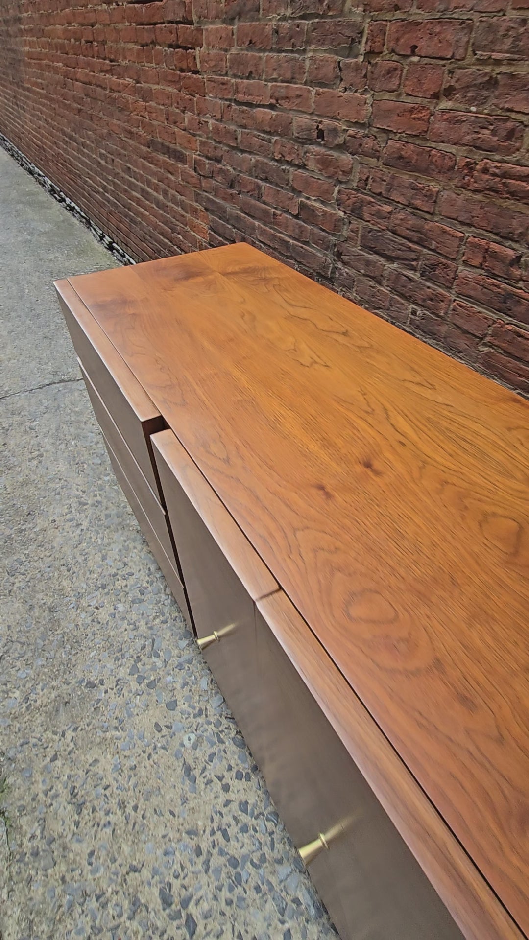 American of Martinsville Mid-Century Walnut Dresser – Vintage MC