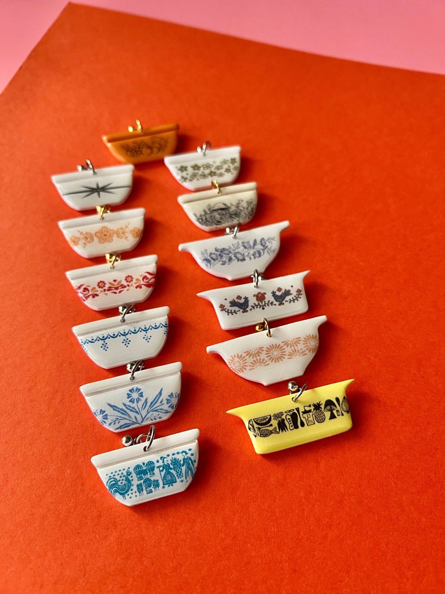 Pyrex Earrings - Vintage MC