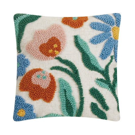 Rainbow Florals Hook Pillow - Vintage MC