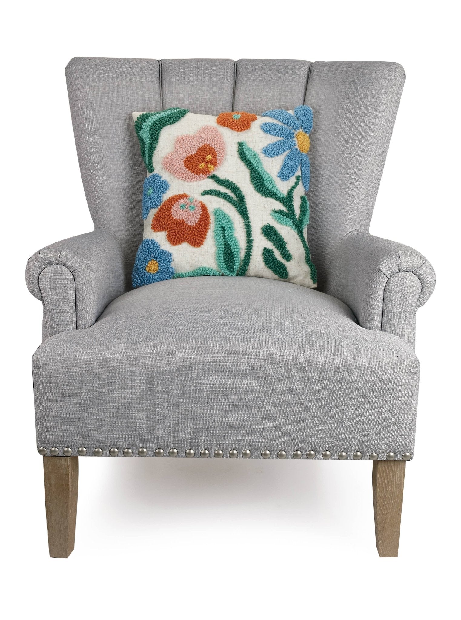 Rainbow Florals Hook Pillow - Vintage MC