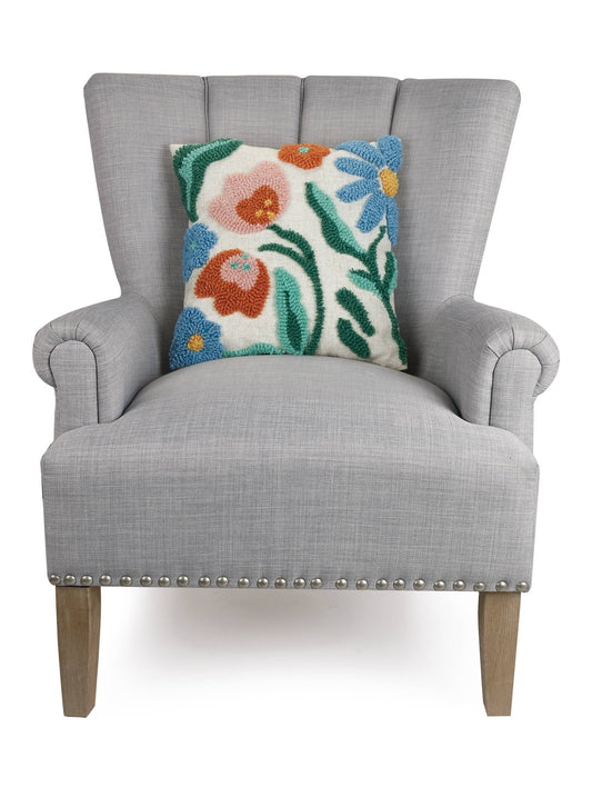Rainbow Florals Hook Pillow - Vintage MC