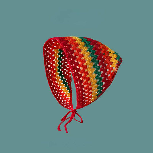 Rainbow Stripe Bandana Headband - Vintage MC