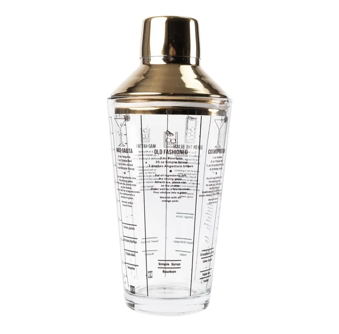 Recipe Cocktail Shaker - Vintage MC