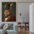 Red Squirrel Gentleman Animal Portrait Print - Vintage MC
