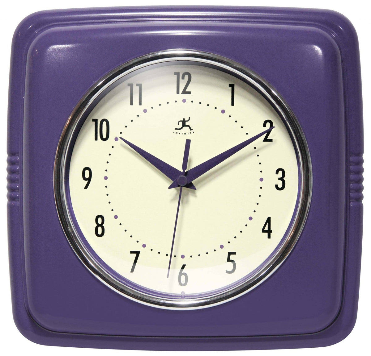 Retro Square Indoor Wall Clock - Vintage MC
