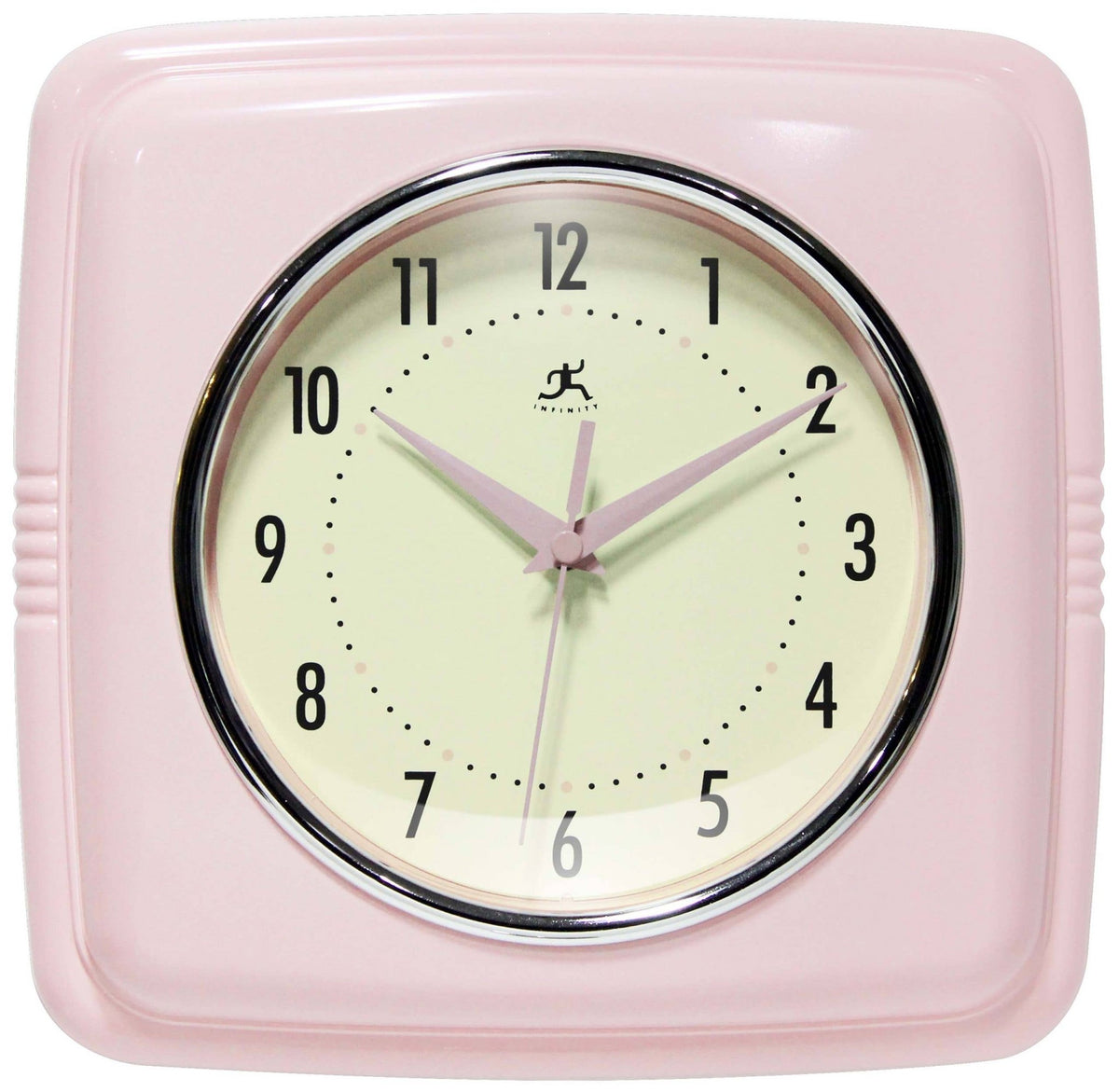 Retro Square Indoor Wall Clock - Vintage MC