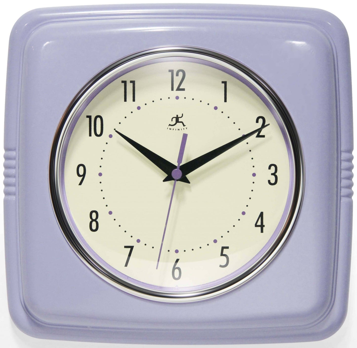 Retro Square Indoor Wall Clock - Vintage MC