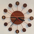 Retro Style Wooden Wall Clock - Vintage MC