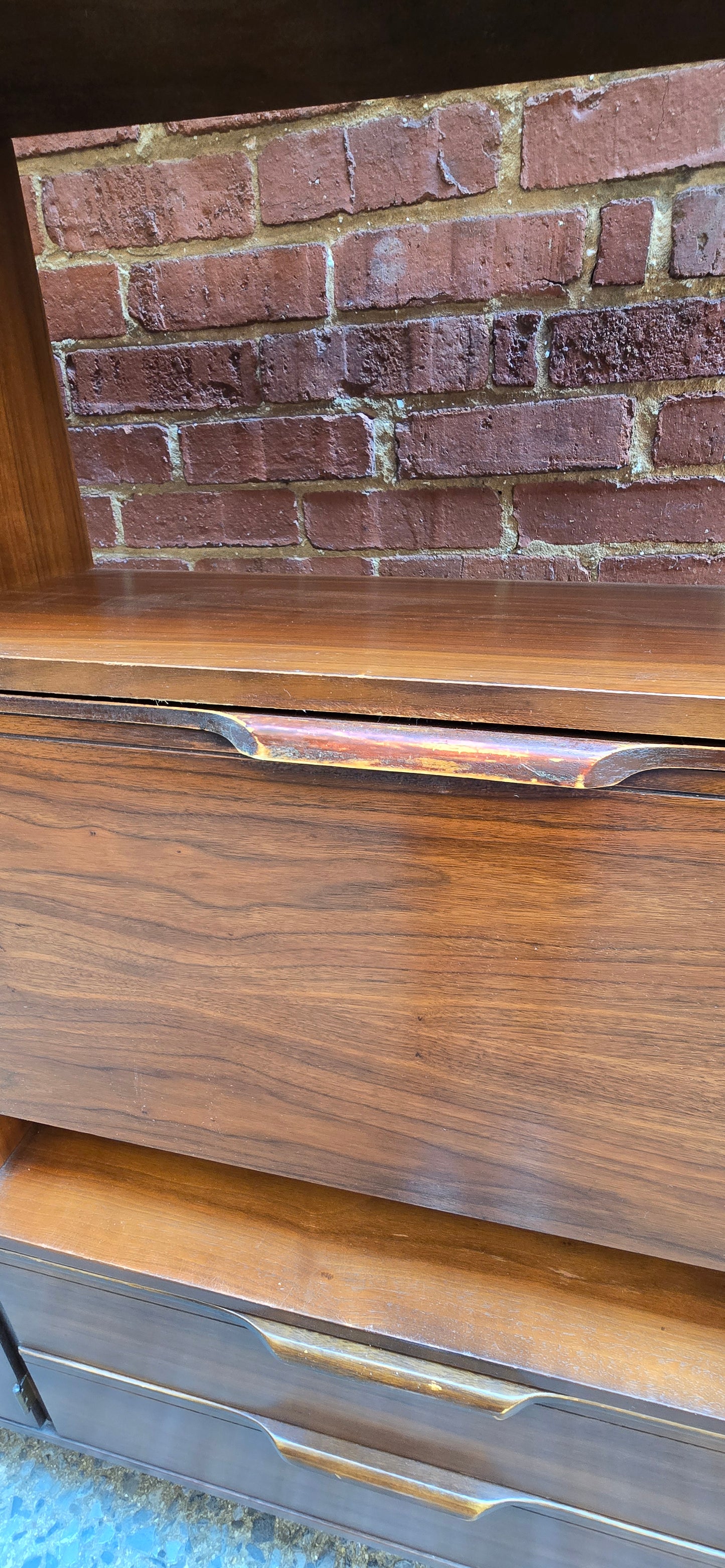 Mid-century Walnut Room Divider
