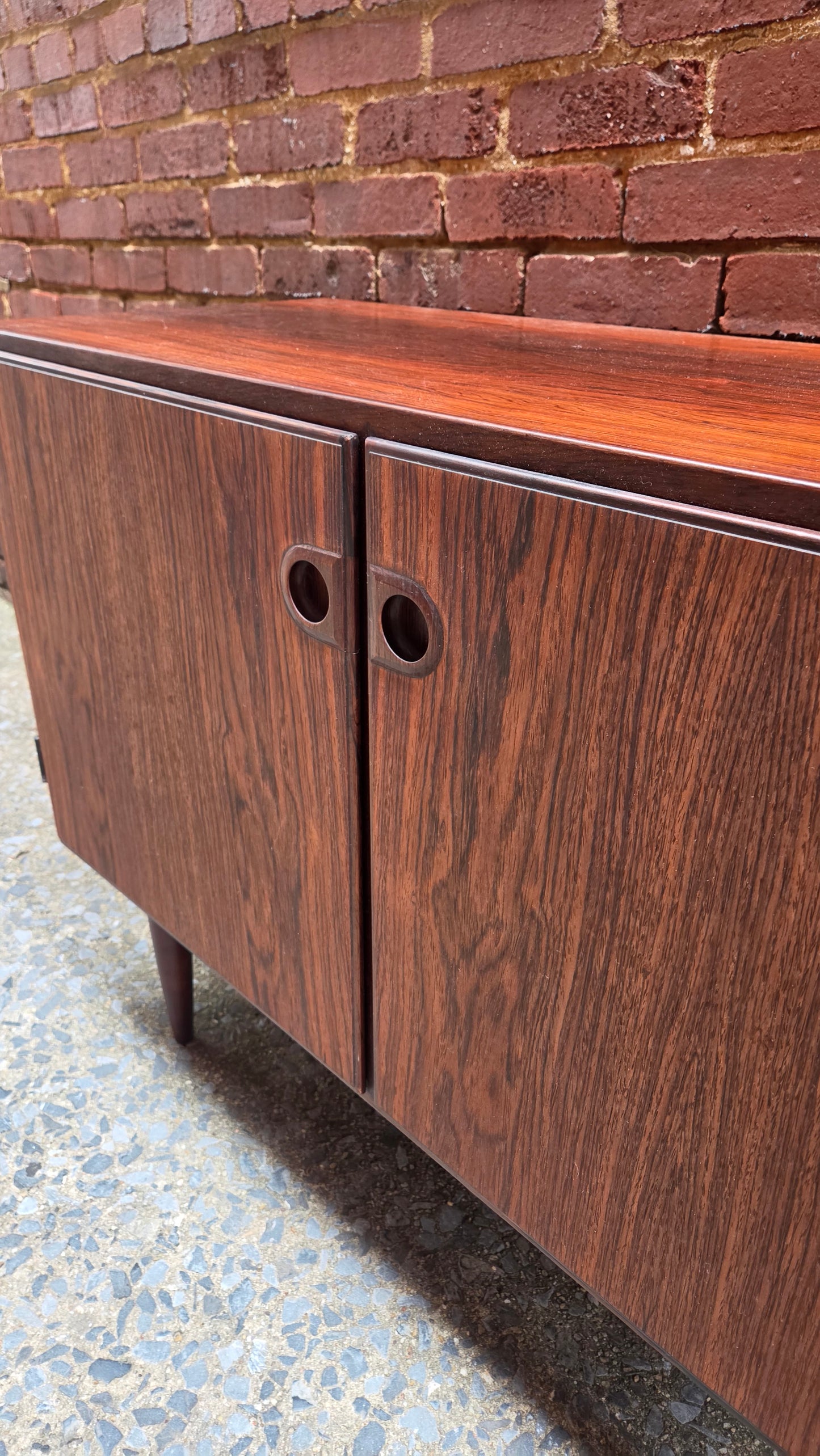 Petite Danish Rosewood Sideboard