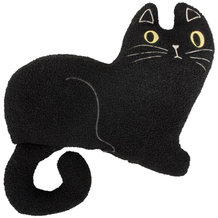 Black Cat Pillow