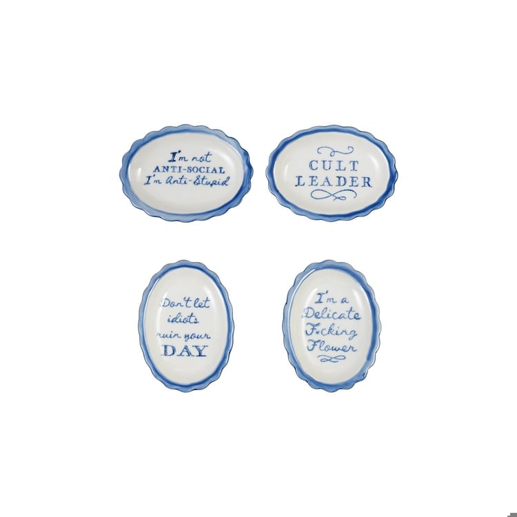 Blue and White Trinket Dish