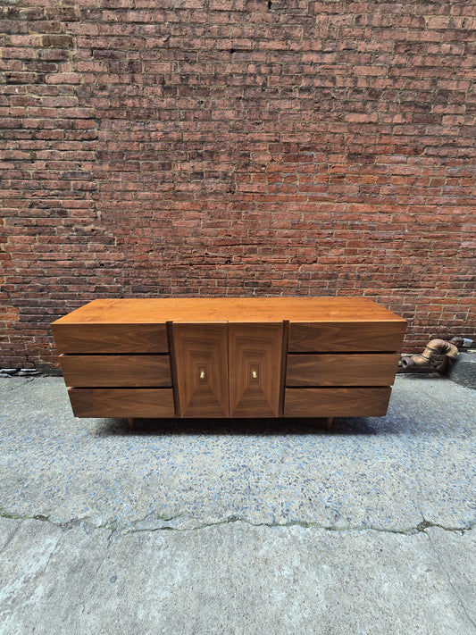 American of Martinsville Mid-Century Walnut Dresser