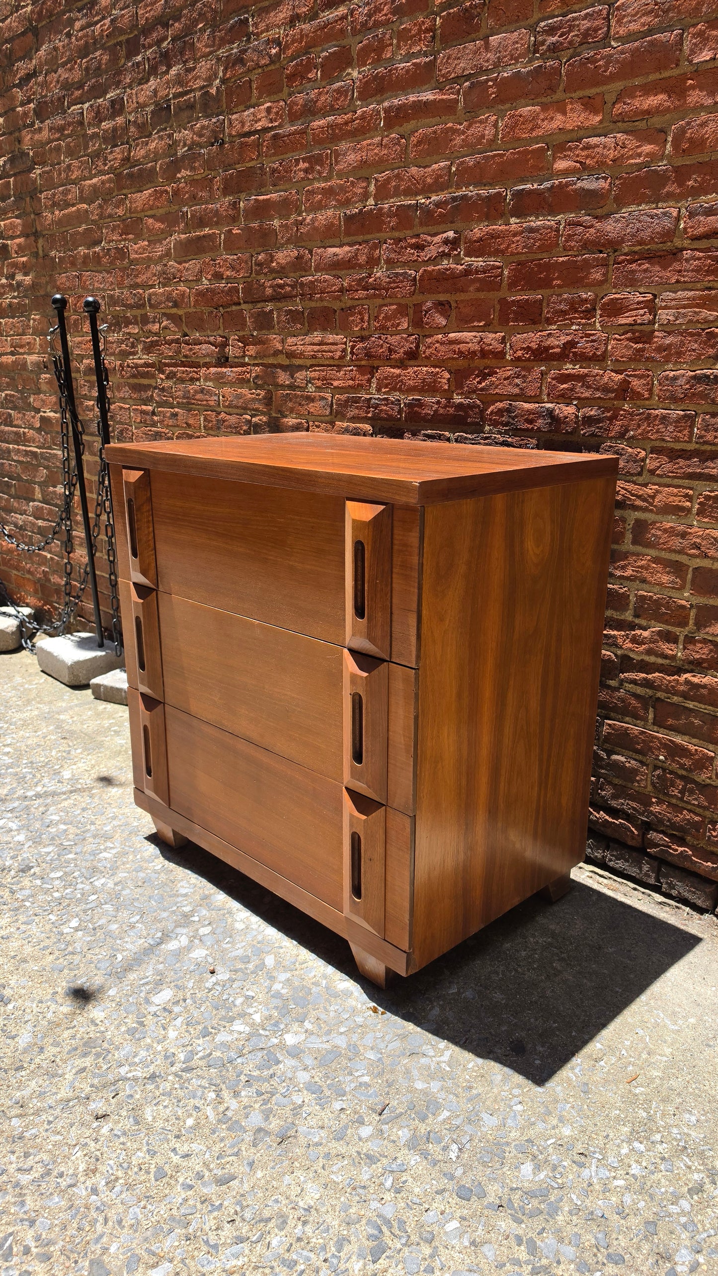 American of Martinsville "Harlequin" Matched Pair of Dressers