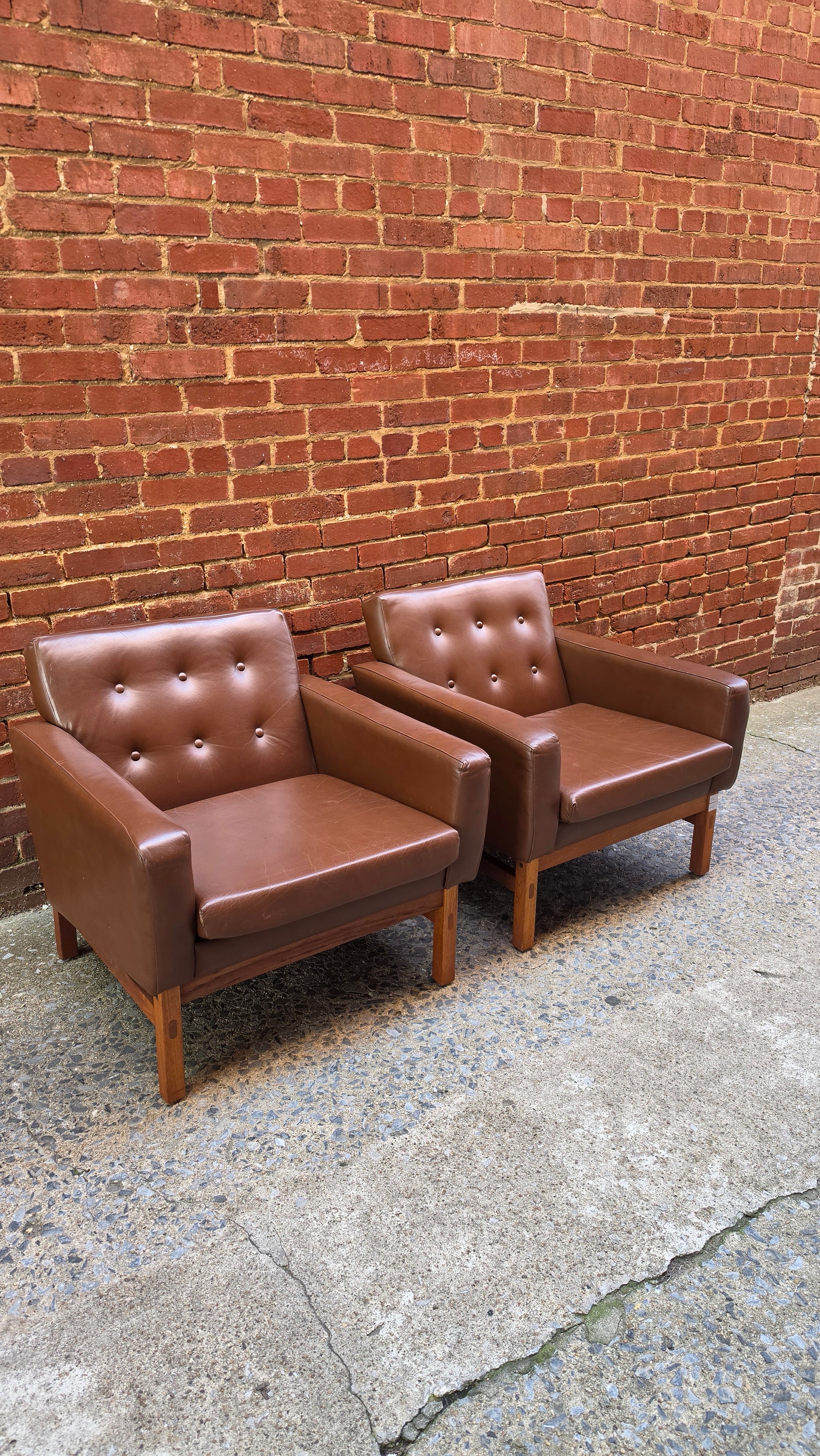 Pair of AB Futura Scandinavian Club Chairs