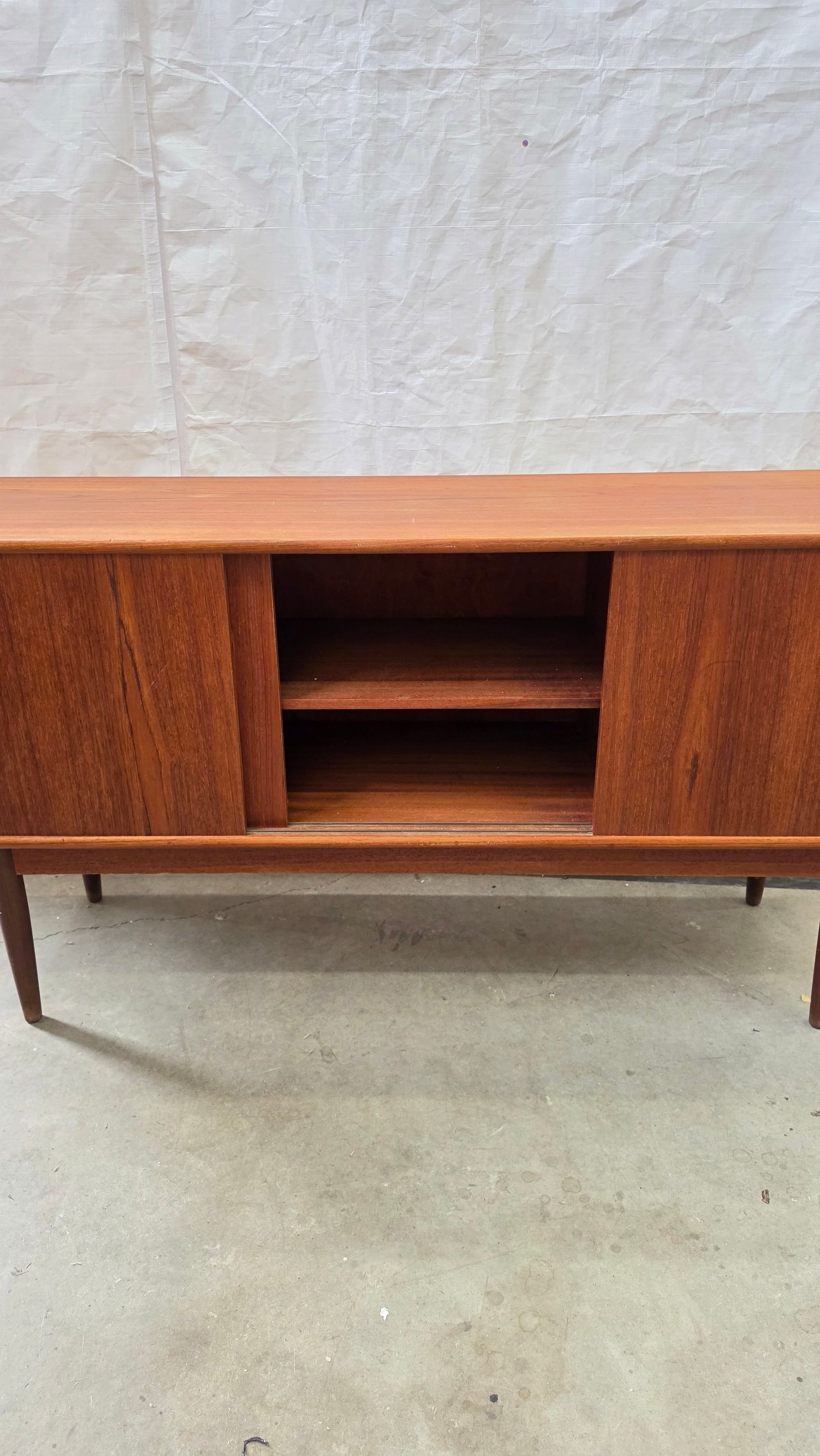3658 Danish Teak Credenza