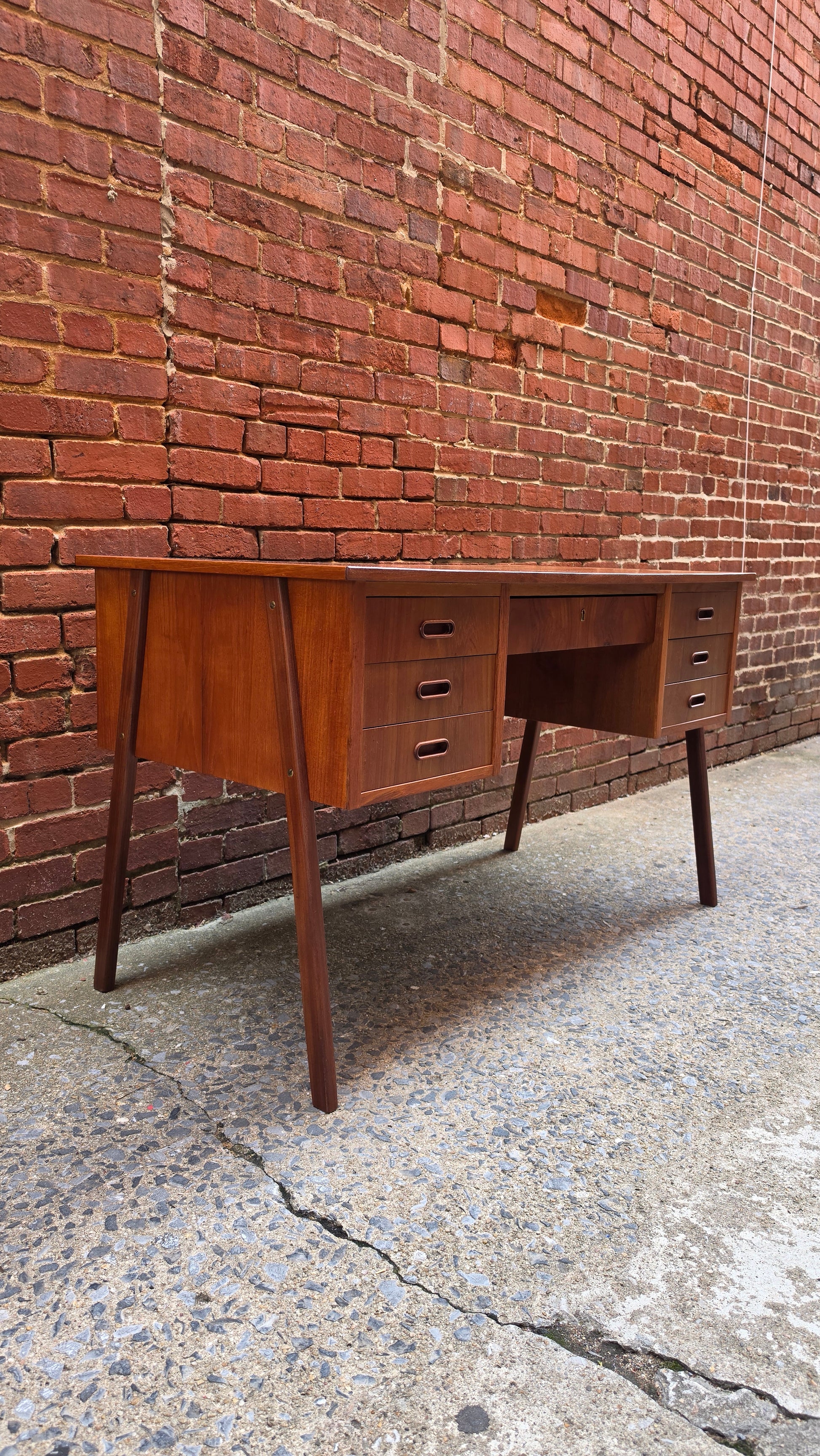 Danish Teak Desk 0526-002