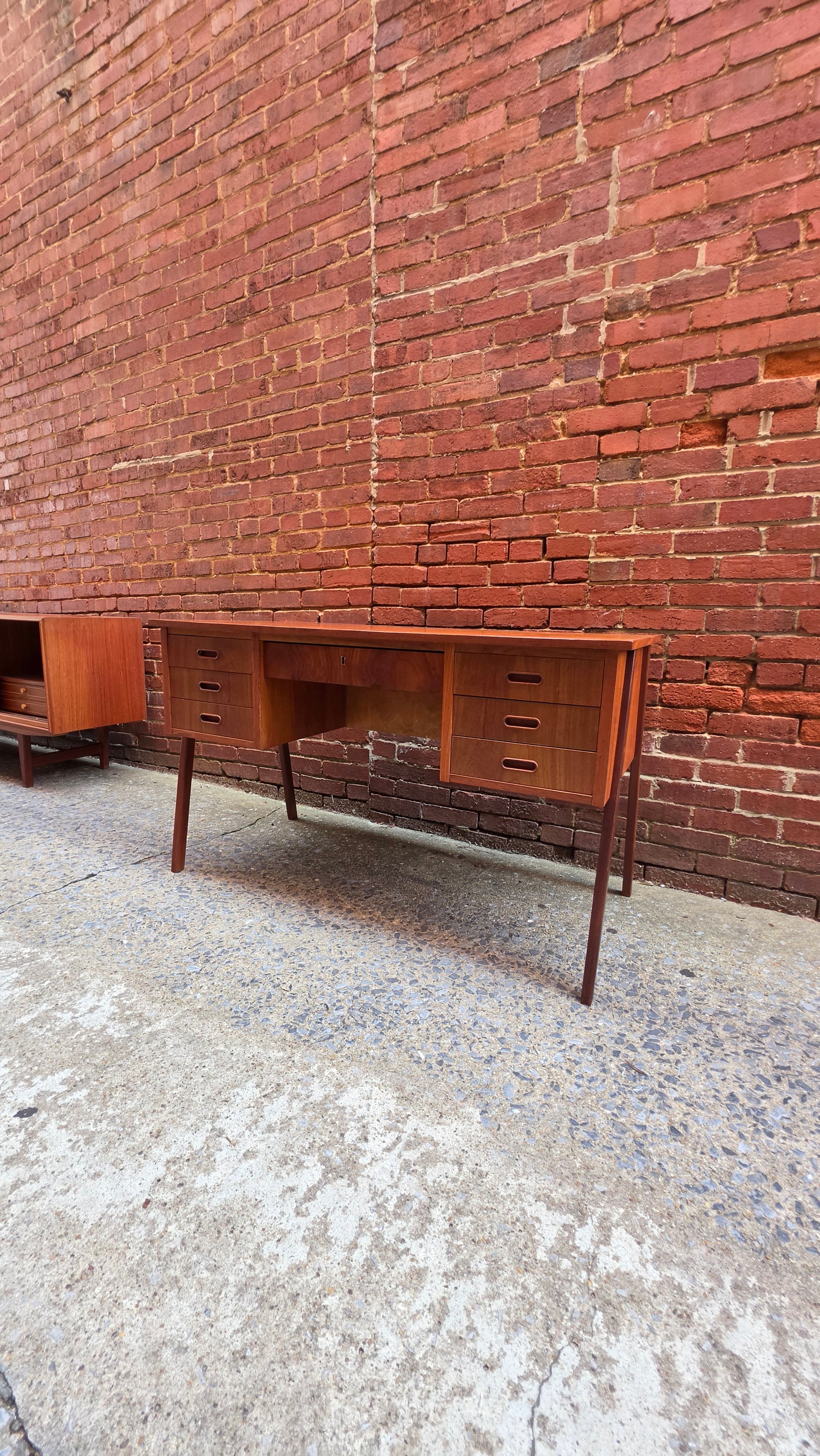 Danish Teak Desk 0526-002