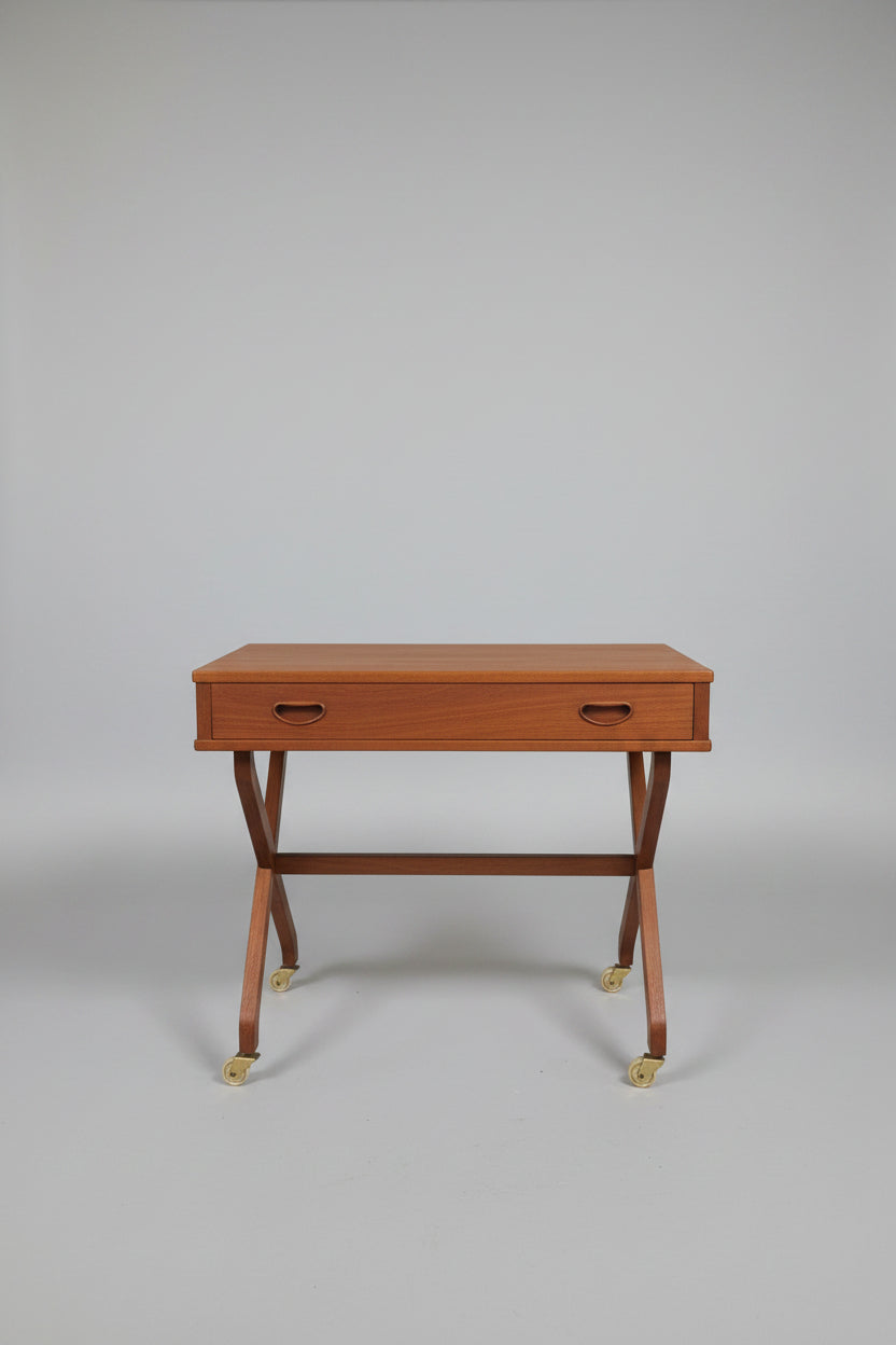 Danish Teak Rolling Table