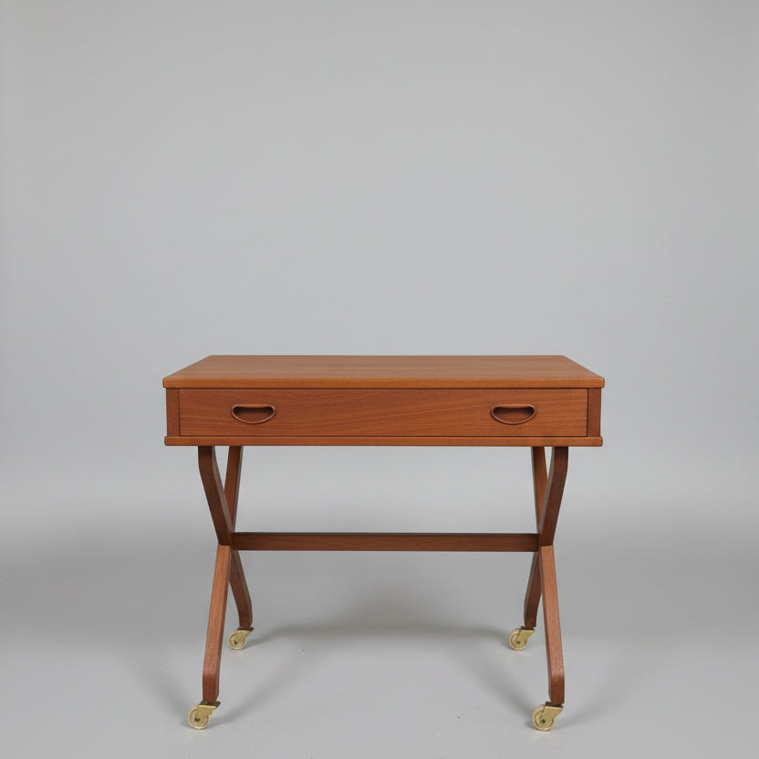 Danish Teak Rolling Table