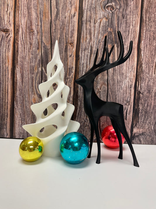 Scandinavian Inspired Christmas Deer 3d GF