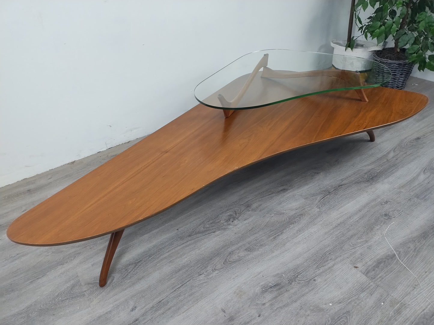 Boomerang Coffee Table Kagan Inspired