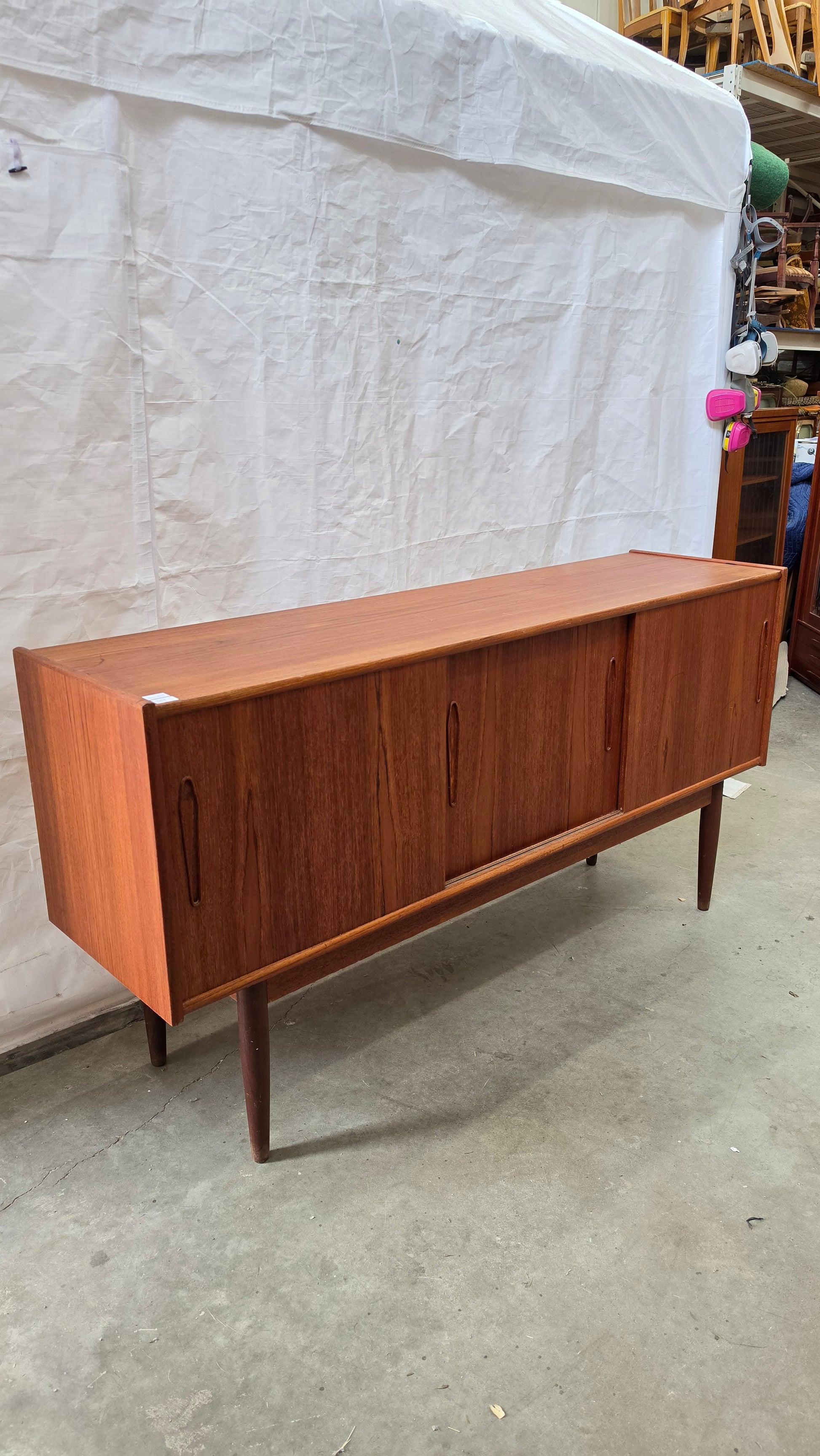 3658 Danish Teak Credenza