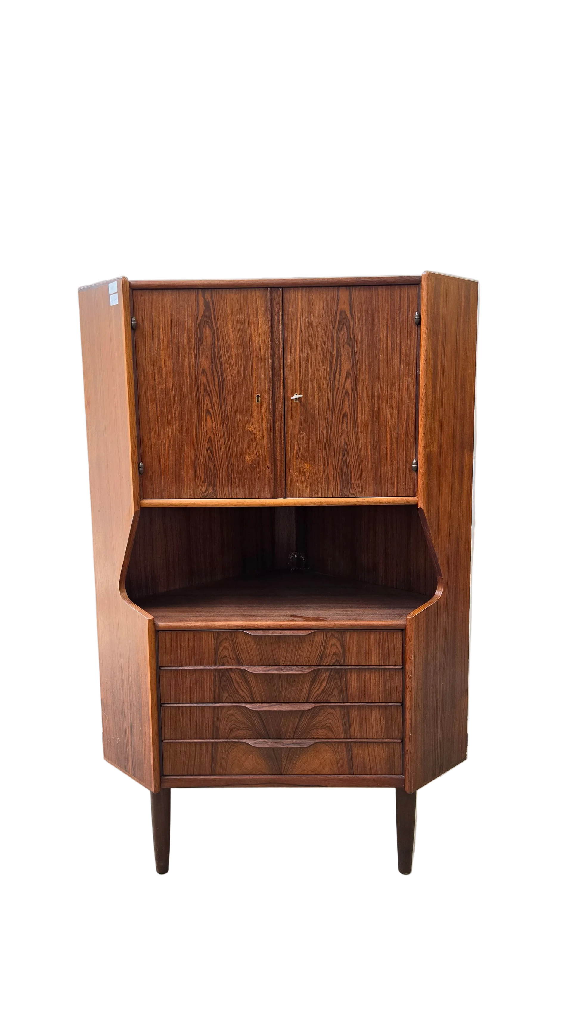 Oman Junn Rosewood Corner Cabinet